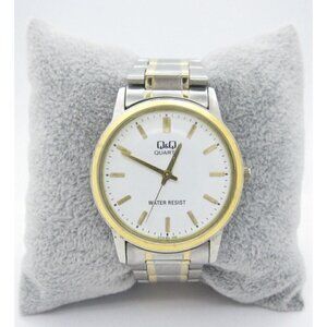 Men's Q&Q Citizen Quartz WR Analog 34mm Dial Causal Round Watch (E481)